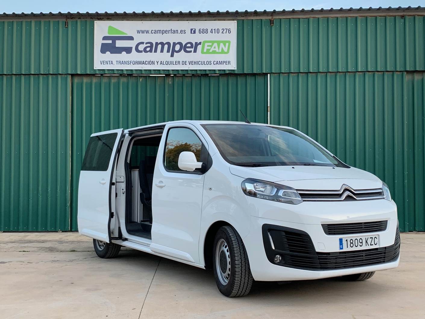 Rayonnages VANIFY Pour Citroën Jumpy M (L2) 2016 - Rangement Utilitaire Côté Conducteur, 6 étagères